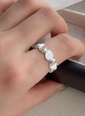 S925纯银高级感开口戒指