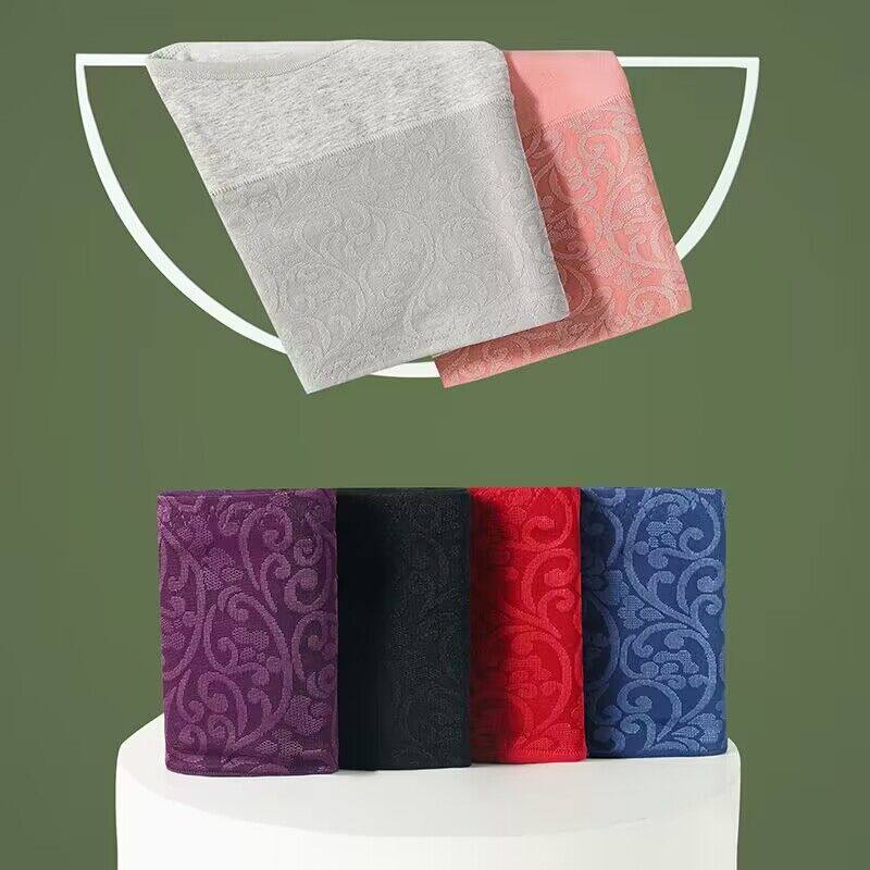 4条 高腰收腹内裤女士纯棉产后妈妈高腰大码全棉提臀女三角短裤头,淘宝优惠券,粉丝福利购,淘宝优惠卷