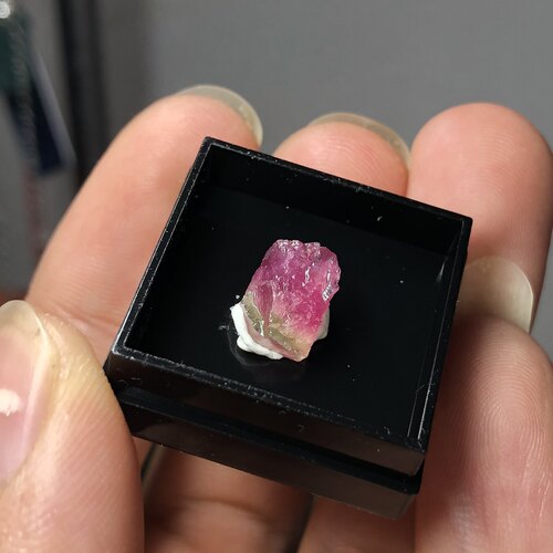 电气石西瓜碧玺天然矿物晶体标本猫矿石能量石晶科普教学毕业礼品 - 图0