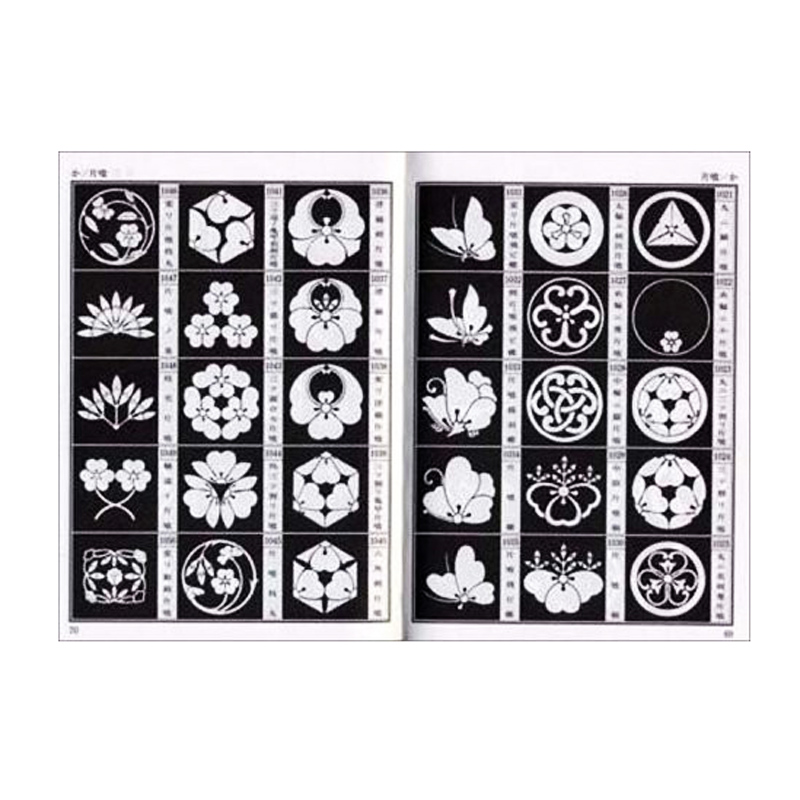 现货 日版】日本家居用品传统图案设计 日本の家紋 Japanese Family Crest 书9784861520037 - 图0