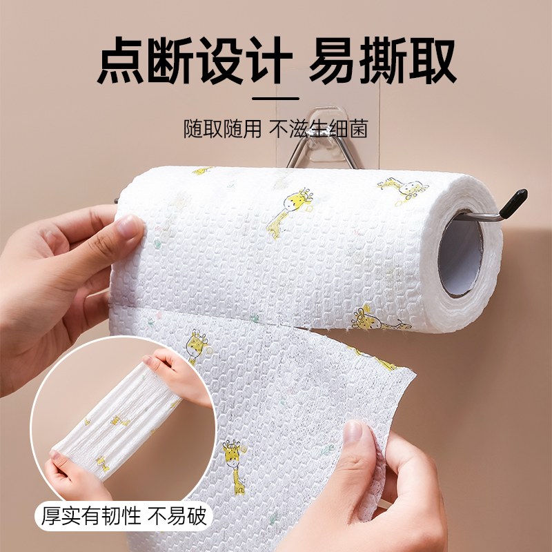 懒人抹布干湿两用家用清洁用品厨房用纸专用纸巾一次性洗碗布吸水 - 图0