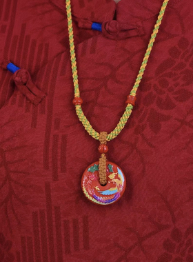 【原创】高含量朱砂 天然朱砂高含量红砂彩绘《龙凤呈祥》