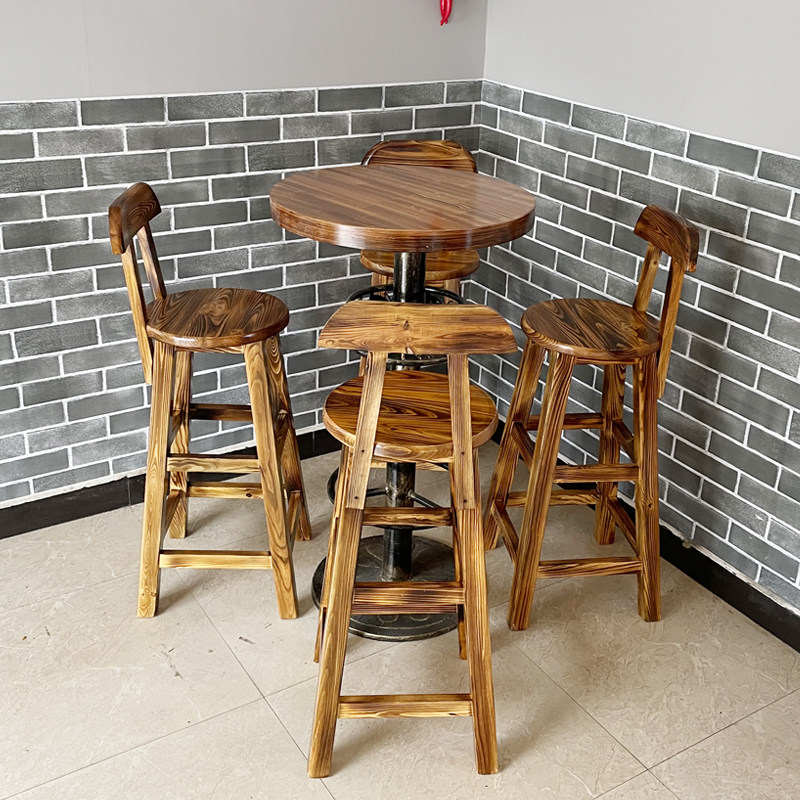 Купить Железо дерево бар Таблица домой обеденный стол простой маленькие ...