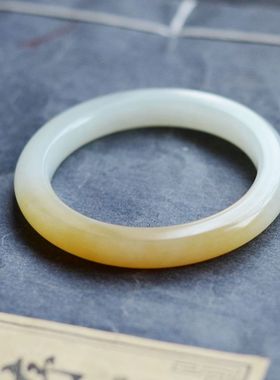 老坑且末料手环带证书新疆和田玉