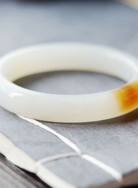 和田玉羊脂玉镯羊脂级手镯