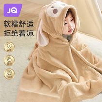 The Jing Unicorn Cloak Cloister Cloister Baby Cover Blanket With Cap Baby Bath Towels Baby Afternoon Nap Blanket Soft Quick Dry Bathrobe