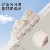 JQ婧麒月子鞋夏薄款包跟软底防滑透气拖