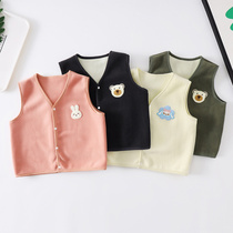 The Jing Kiri Baby Waistcoat Spring Autumn Outwear Children Warm Waistcoat for men and women CUHK Scout waistcoat Baby waistcoat for baby vest autumn and winter clothing