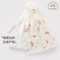 The Jing Kiri Baby Cloak Cape Autumn Winter Men And Womens Baby Outside Warm Shield Windproof Childrens Coats Thickened Autumn And Winter