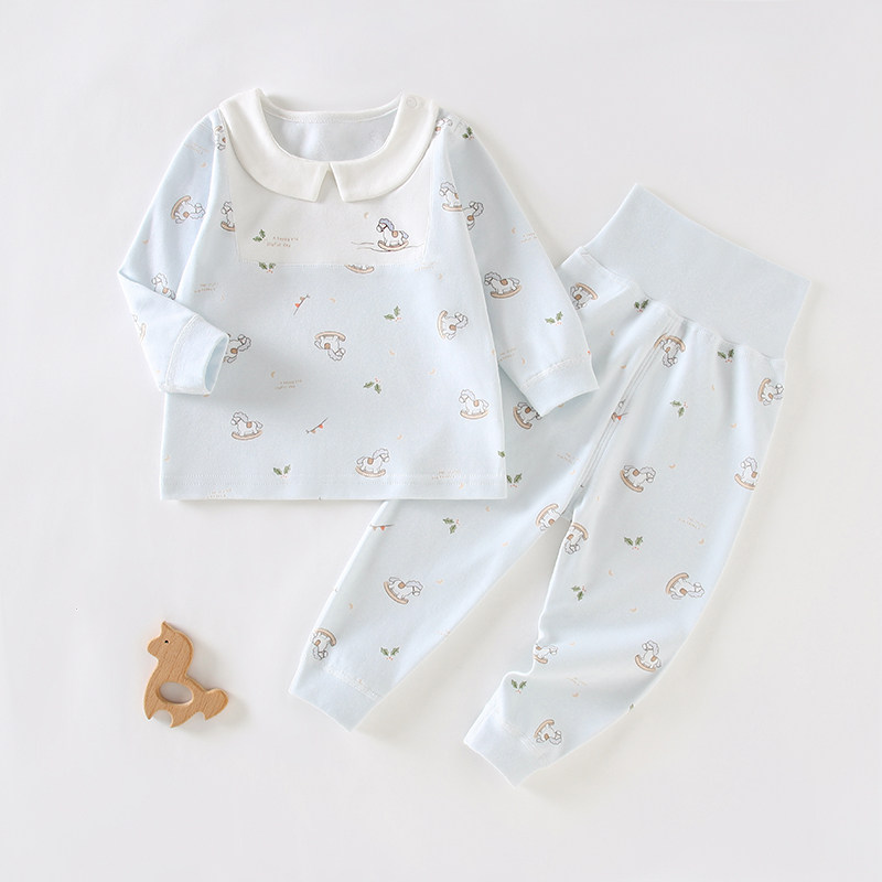 JQ Jingqi baby autumn clothes and autumn trousers autumn style high waist bottoming