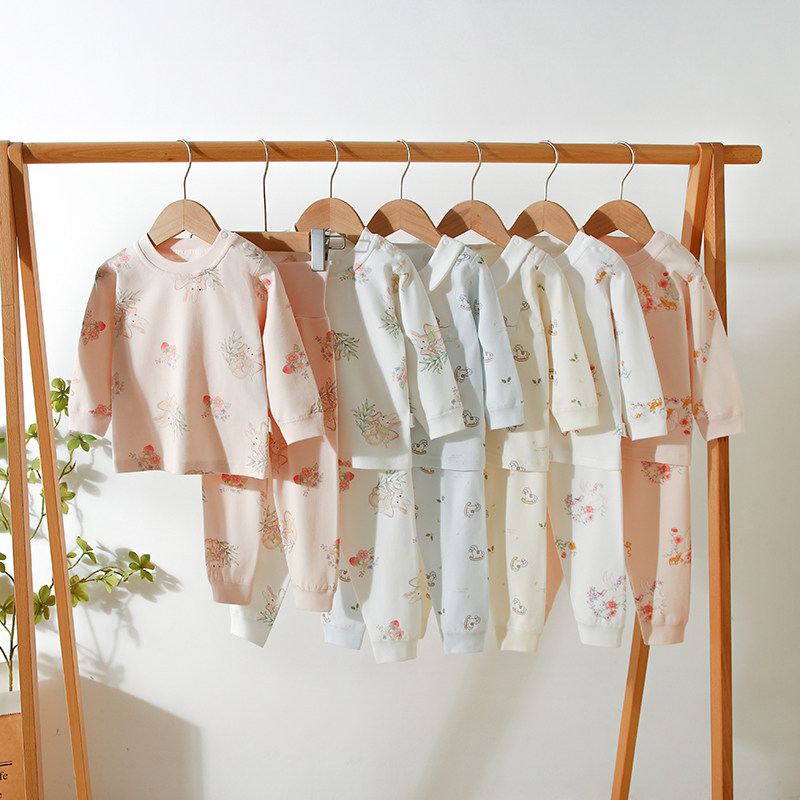 JQ Jingqi baby autumn clothes and autumn trousers autumn style high waist bottoming