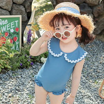 The Jing Kiri Children Swimsuit Girl Swimsuit Girl Swimsuit Girl 2023 New Middle Childrens Baby Professional Swimsuit Equipment