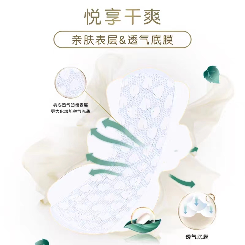 ABC丝享棉护垫蚕丝蛋白精华护垫迷你巾量多加长163mm组合5包