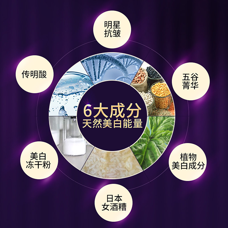 瓷肌净白焕肤套装正品男女补水 瓷肌面部护理套装