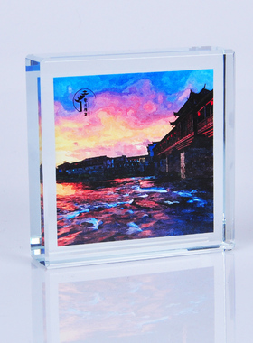 镇尺聚会企业活动赠品水晶摆件