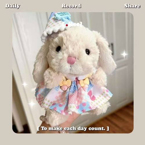 可爱玩偶甜美小兔yummy毛绒玩具兔子15cm13cmjelycat公仔娃娃裙子 - 图2