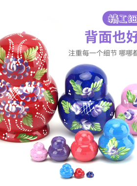 烤漆10层彩色生日礼物大肚工艺品