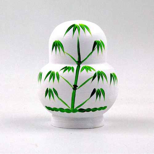 俄罗斯套娃10层熊猫可爱风干椴木手工绘制六一儿童益智玩具摆件 - 图1