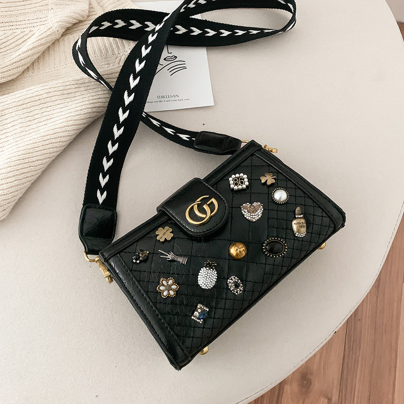 网红铆钉2020新款潮迷你高级小包包 古阑迪莉女士包袋