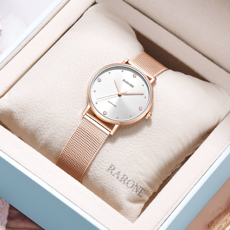 雷诺女士ins风时尚潮流防水女表 雷诺手表国产腕表