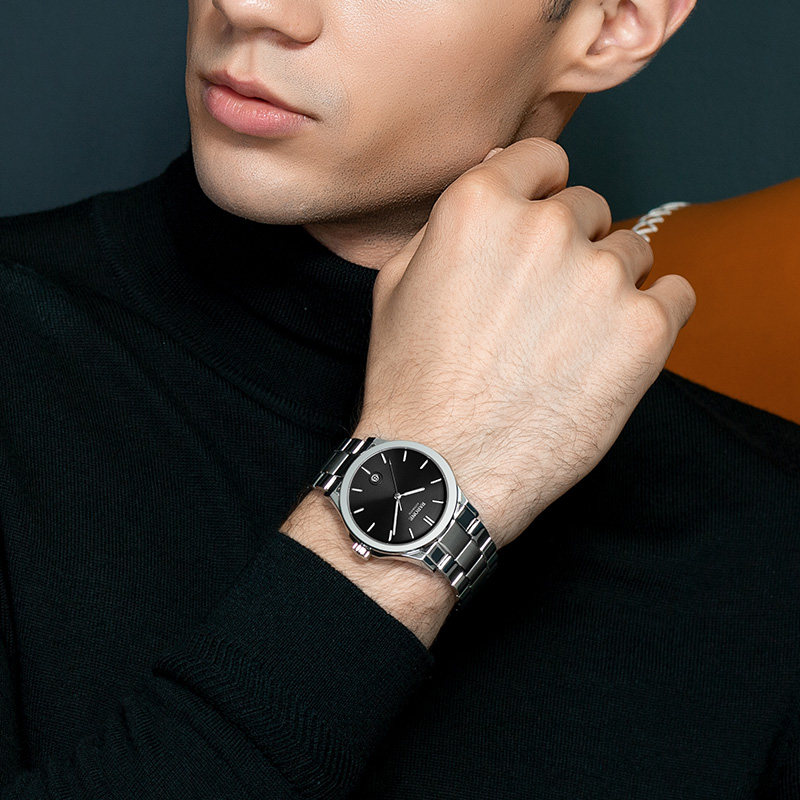 雷诺2020新款男经典商务全机械表 雷诺手表国产腕表