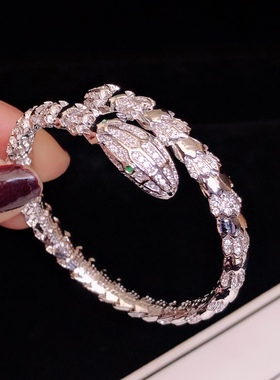 欧美风祖母绿眼睛通用弹力手环