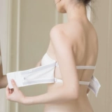 Летнее нижнее белье, нескользящий тонкий бюстгальтер пуш-ап, невидимый топ без лямок, увеличенная толщина