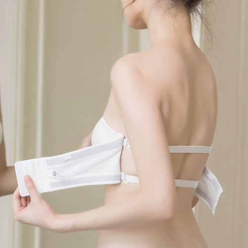 Летнее нижнее белье, нескользящий тонкий бюстгальтер пуш-ап, невидимый топ без лямок, увеличенная толщина