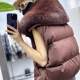 L*P joint 2024 autumn and winter new women's removable fox fur collar loose down vest jacket vest