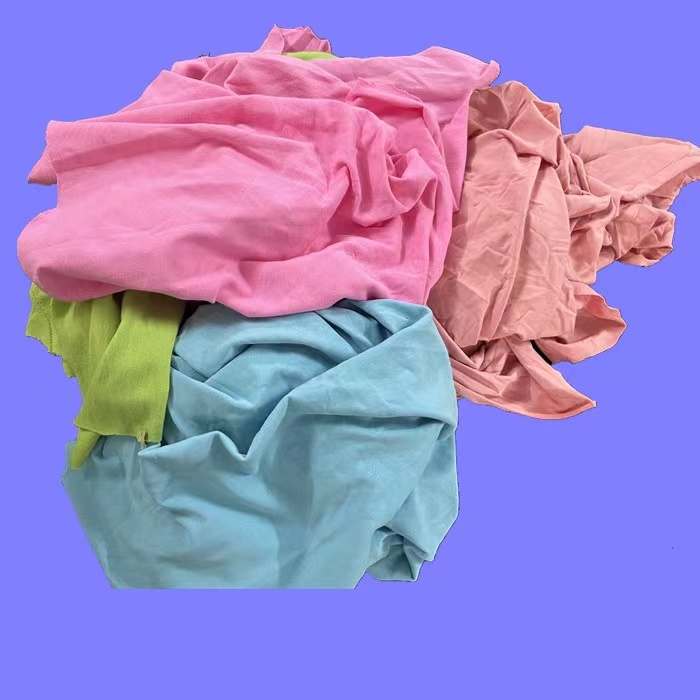 擦机布全棉纱工业抹布浅色纯棉大块40碎布吸油吸水不掉毛破布揩布 - 图2