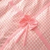 Phiên bản Hàn Quốc của công chúa lưới màu đỏ gió bông giường bốn bộ bông cô gái trái tim nơ dễ thương tấm chăn - Bộ đồ giường bốn mảnh chăn ga gối everon Bộ đồ giường bốn mảnh
