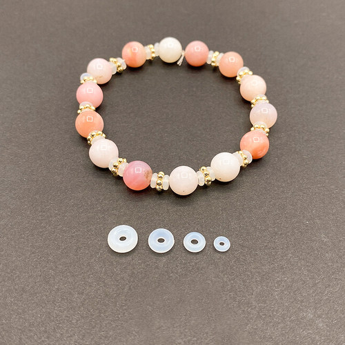 透明硅胶垫片垫圈diy手链项链材料珍珠珠宝水晶串珠抗磨隔片隔垫 - 图0