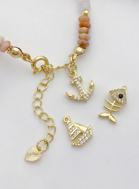 14K包金保色海洋系列小挂件