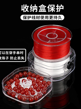 文玩水晶珍珠手链绳专用线扁丝线