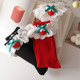 Japanese Strawberry Lace Cotton Socks Korean Style Student Versatile