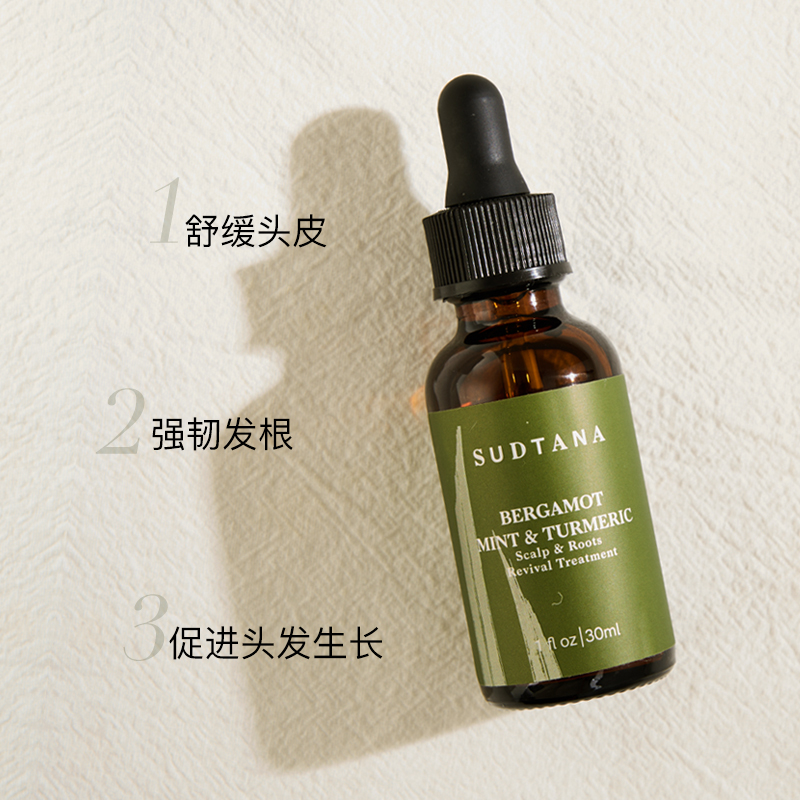 【品牌方发】章小蕙推荐Sudtana预洗发油120ml头皮精油30ml 60ml-图1