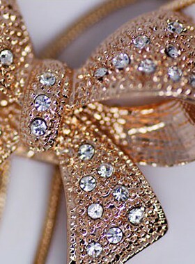 伊泰莲娜合金蝴蝶结女时尚减龄