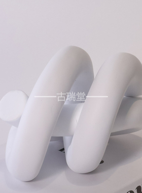 树脂装饰现代客厅扭曲几何