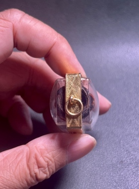藏家寄售 古巴南塔 古巴南达 2485 白榄管 三挂金壳带卡 泰国佛牌