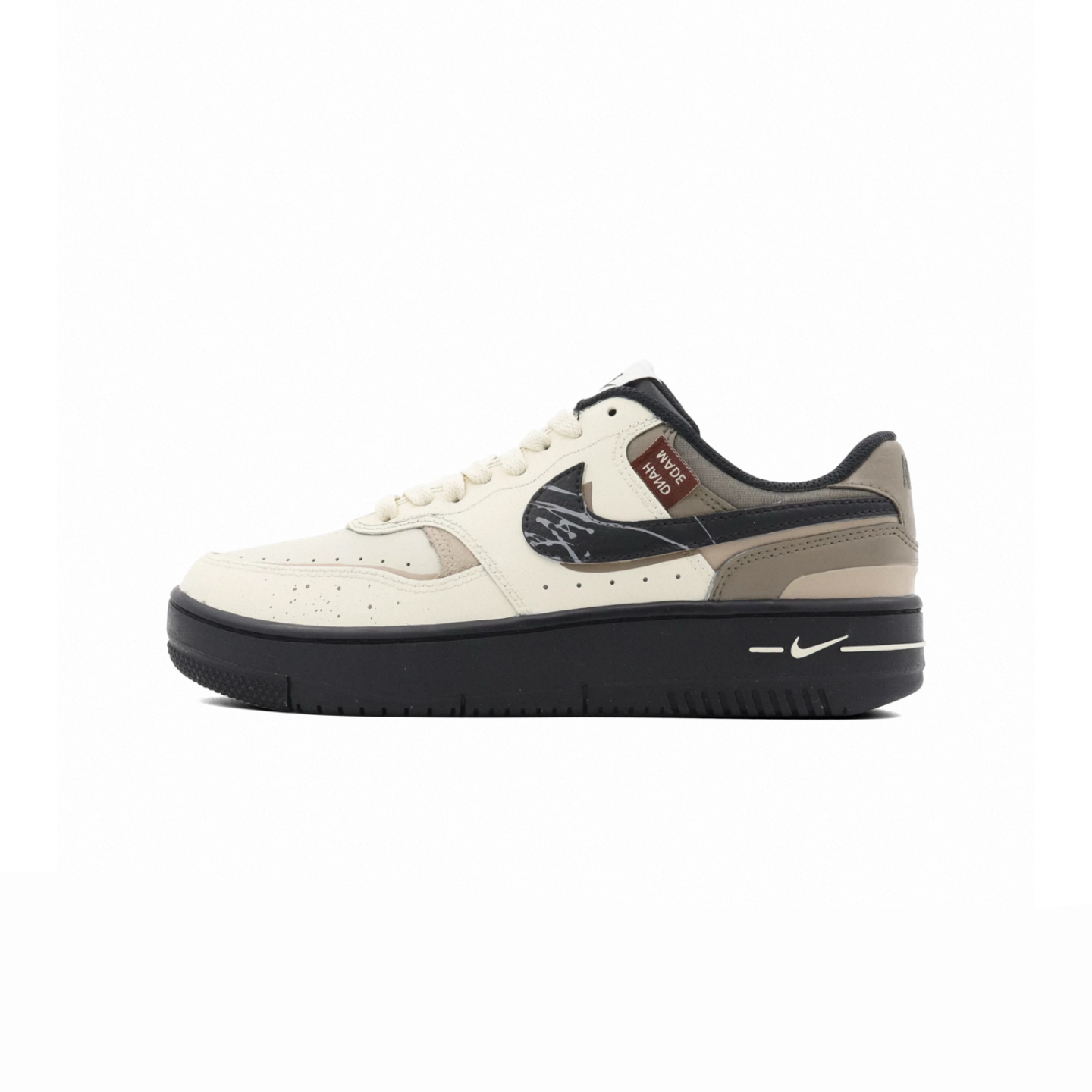 定制球鞋 Nike Gamma Force 摩登时代美拉德棕低帮男女高级感板鞋,淘宝优惠券,粉丝福利购,淘宝优惠卷