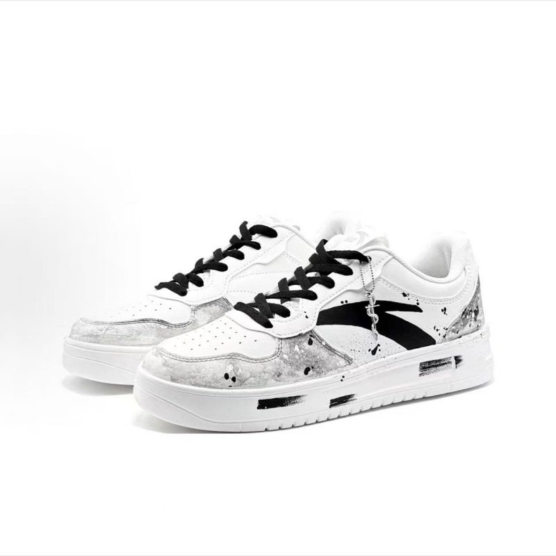 球鞋定制 Anta安踏生活万花弄君子劲竹文扇吊坠男女休闲低帮板鞋,淘宝优惠券,粉丝福利购,淘宝优惠卷