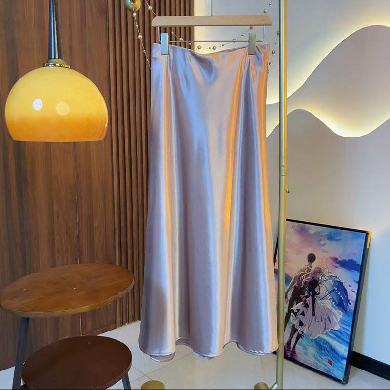 加肥胖妹妹显瘦鱼尾半身裙大码女装宽松遮胯纯色净版洋气时尚裙子,淘宝优惠券,粉丝福利购,淘宝优惠卷