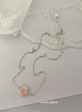 kayla珍珠母贝925儿童锁骨链