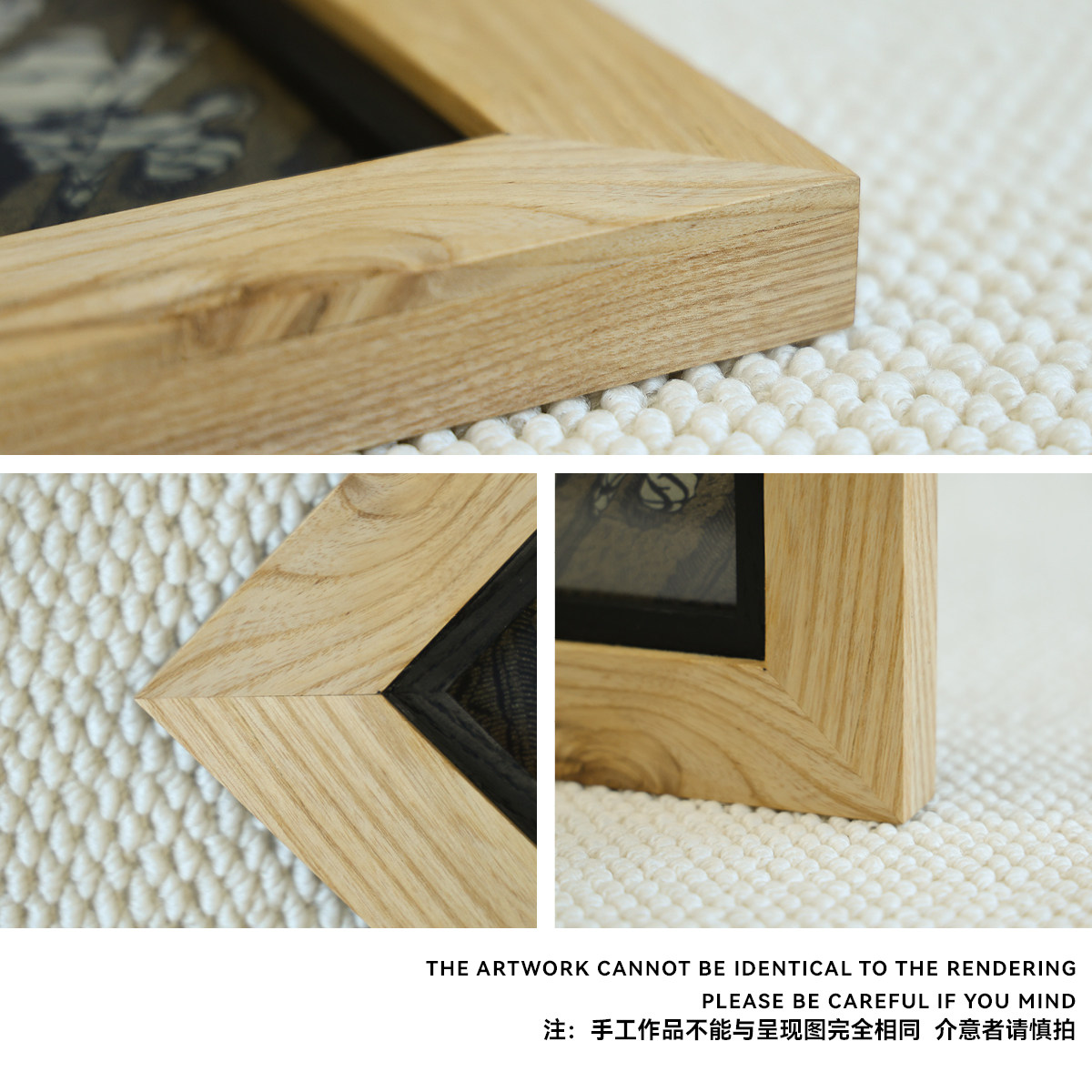 空合 现代原木复古高级感客厅【马】装饰画中古风餐厅玄关挂画,淘宝优惠券,粉丝福利购,淘宝优惠卷