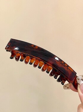 韩版发夹马尾不塌香蕉夹后脑勺小号发量少8cm竖夹10中号抓夹发饰