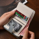 Simple Japanese wallet for women short thin small folding student wallet 2025 new cute niche change card bag
