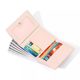 New short folding small wallet for women's niche design cute printed cat mini wallet change card bag thin