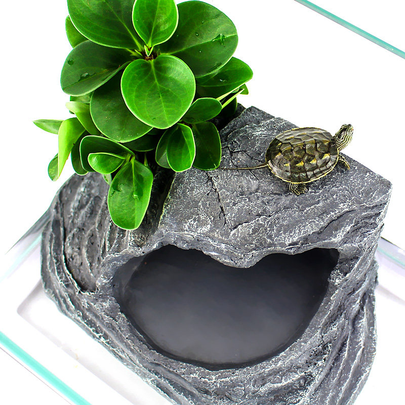 乌龟晒台爬台水龟缸造景晒背台深水爬梯巴西龟晒背台爬宠躲避洞穴,淘宝优惠券,粉丝福利购,淘宝优惠卷