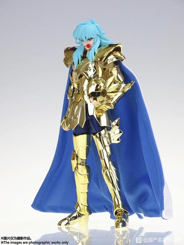 现货 MST双鱼 黄金圣衣斗士神话模型exm双鱼座阿布罗狄 普原色24K - 图2