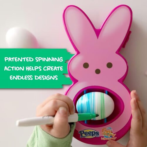 新款The Spinning Egg Decorator旋转彩蛋装饰器 – Peeps 小兔版 - 图1